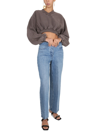 Alexander Wang Raver High-rise Belted Wide-leg Jeans In Blue