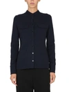 Jil Sander Shirt With Pockets In Blue