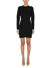 Tom Ford Black Two-piece Minidress In Black