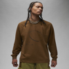 Jordan 23 Engineered Men's Long-sleeve Crew In Brown