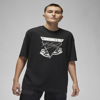 Jordan Women's  Flight Oversized T-shirt In Black