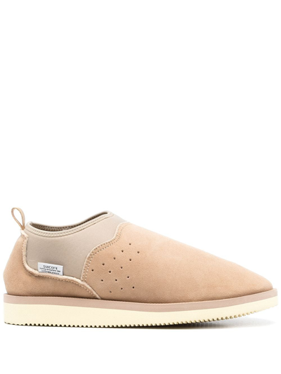 Suicoke Ron-m2ab Mid Loafers In Beige