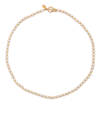 DOWER & HALL GOLD-PLATED SILVER PEARL NECKLACE
