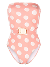 Eres Nuit Lune One-piece Swimsuit In Pink