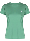 Polo Ralph Lauren Embroidered-logo Short-sleeve T-shirt In Grün