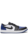 JORDAN AIR JORDAN 1 LOW GOLF "ROYAL TOE" SNEAKERS