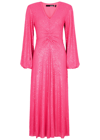 Rotate Birger Christensen Sequined Stretch-mesh Midi Dress