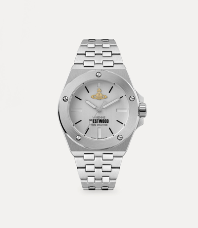 Vivienne Westwood Leamouth Watch In Silver/grey | ModeSens