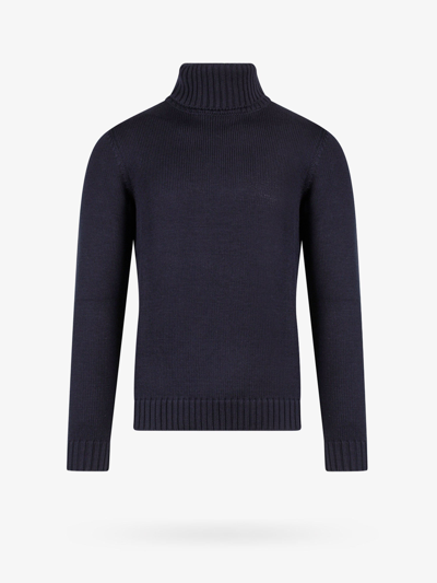 Zanone Sustainable Virgin Wool Sweater In Blue