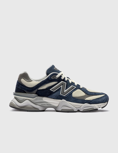 New Balance 9060 Suede, Leather And Mesh Sneakers In Blue