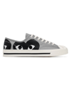 Comme Des Garçons Play Cdg Play X Converse Unisex Jack Purcell Low-top Sneakers In Black Gray