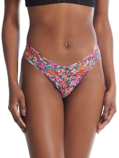 Hanky Panky Printed Low-rise Thong In Pashley Manor Gardens