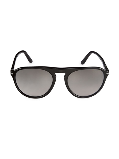 Oliver Peoples 55mm Gradient Aviator Sunglasses In Black