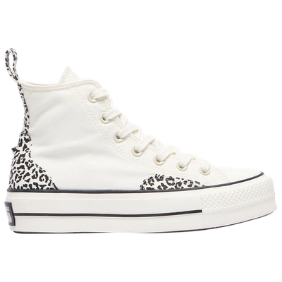 Converse Womens  Chuck Taylor All Star Lift Platform Animalier In Black/white