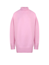 Sa Su Phi Side-slit Cashmere Knit Jumper In Pink