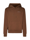 Jacquemus Brown Le Chouchou 'le Sweatshirt Brodé' Hoodie In Brown