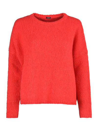 A Punto B Classic Knit Sweater In Red