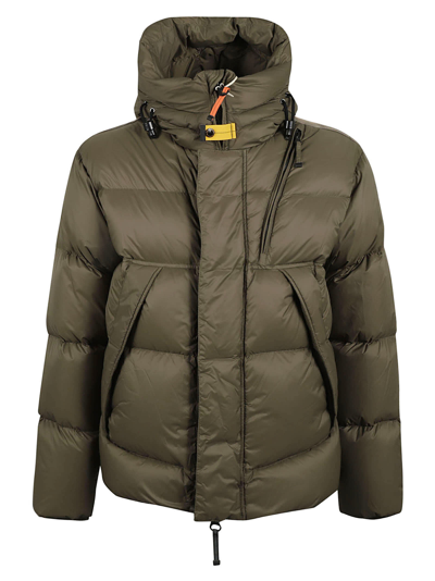 Parajumpers Detachable-hood Padded Jacket In Green