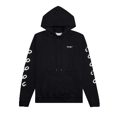 Pre-owned Off-white Chain Arrow Slim Hoodie 'black/white'