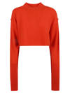 Sportmax Maiorca Wool And Cashmere Sweater In Orange
