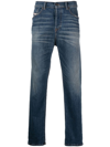 Diesel 2005 D-fining 09e66 Tapered-leg Jeans In 蓝色