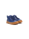 Camper Brutus Ankle Leather Boots In Blue