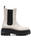 Calvin Klein Jeans Est.1978 Platform Lug-sole Chelsea Boots In 中性色
