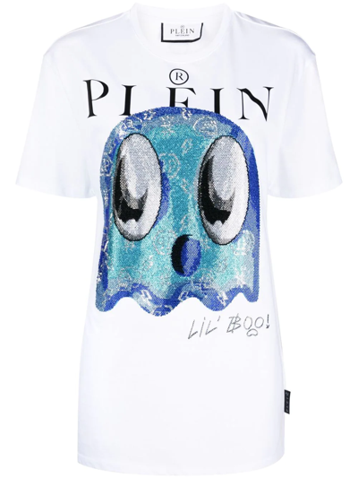 Philipp Plein Graphic-print Cotton T-shirt In White