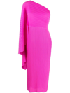 Solace London Lenna Midi Dress In Pink