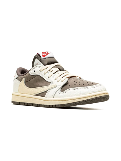 Jordan Kids' X Travis Scott Air  1 Retro Low Og Sp Sneakers In Brown