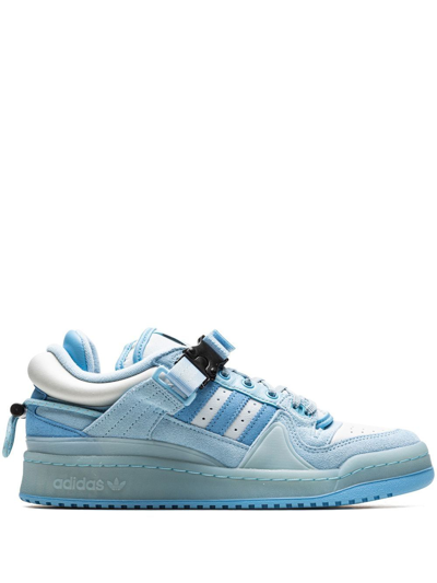 Adidas Originals Forum Buckle Low Sneakers In Light Blue