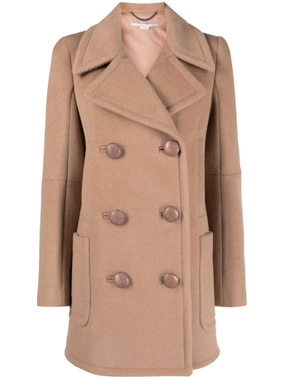 STELLA MCCARTNEY DOUBLE-BREASTED WOOL COAT