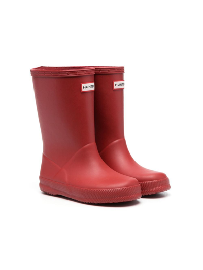 Hunter First Classic Wellies In Red