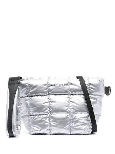 Veecollective Metallic-effect Padded Crossbody Bag