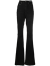 RICK OWENS DRKSHDW HIGH-WAISTED BOOTCUT JEANS