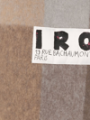 IRO CHECK-PRINT FRAYED-TRIM SCARF
