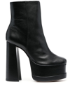 Schutz 135mm Block-heel Ankle-boots In 黑色