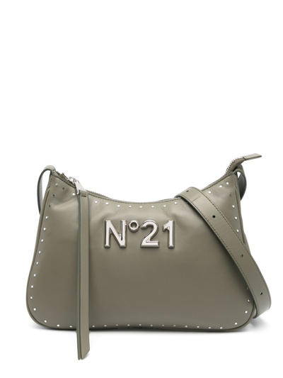 N°21 Logo-embellished Shoulder Bag In Green
