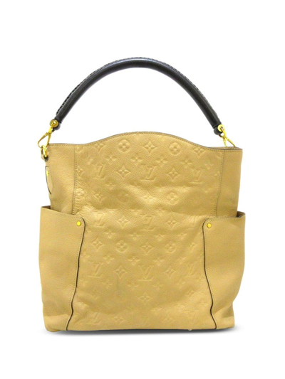Pre-owned Louis Vuitton 2015  Bagatelle Tote Bag In Yellow