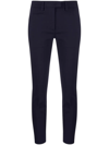 Dondup Slim-cut Cropped Trousers In 蓝色