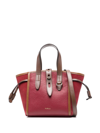 FURLA NET GRAINED-LEATHER TOTE BAG
