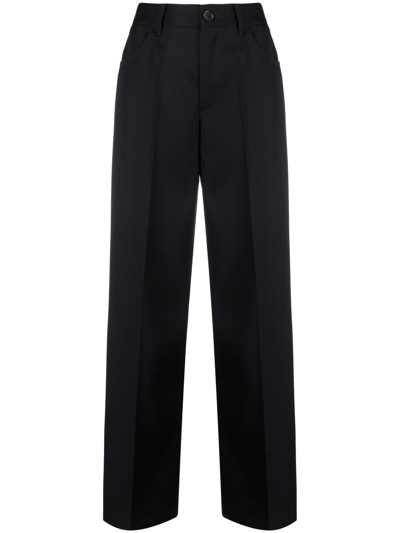 Jil Sander Straight-leg Trousers In 蓝色