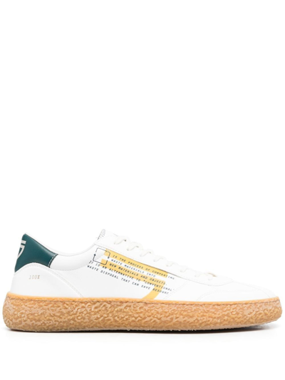 Puraai Senape Lace-up Sneakers In Yellow