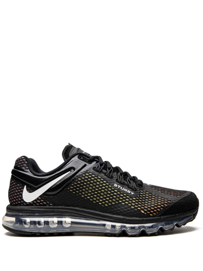 Nike Black Stüssy Edition Air Max 2013 Sneakers In Multicolor