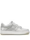 A Bathing Ape Star-patch Low-top Sneakers In 灰色
