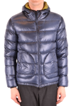 HERNO MEN'S  BLUE OTHER MATERIALS OUTERWEAR JACKET