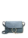CHLOÉ Faye Small Suede & Leather Shoulder Bag