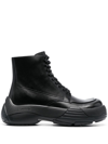 LANVIN CHUNKY LACE-UP BOOTS