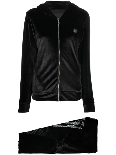 Philipp Plein Gothic Plein Tracksuit Set In Black