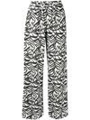 BAMBAH GEOMETRIC-PRINT WIDE-LEG TROUSERS